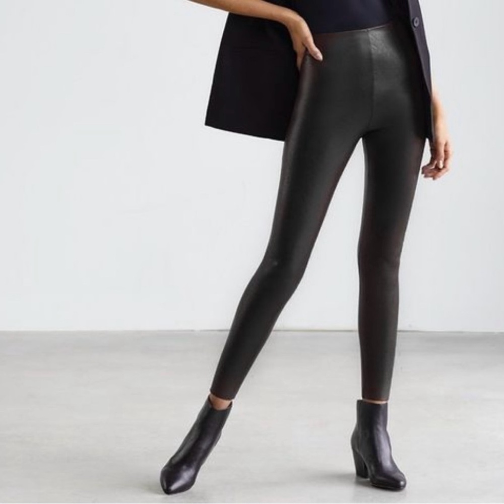 NWT Commando 7/8 Faux Leather Leggings - XS